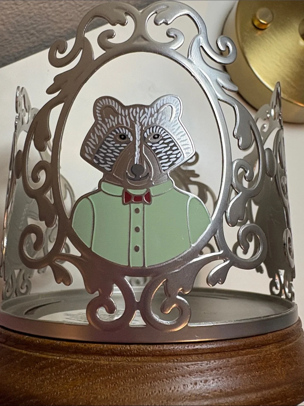Rare! Bath & Body Works forest critters candle holder